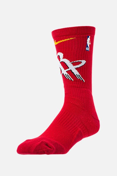 Nike Houston Rockets Elite Crew NBA Sock Red