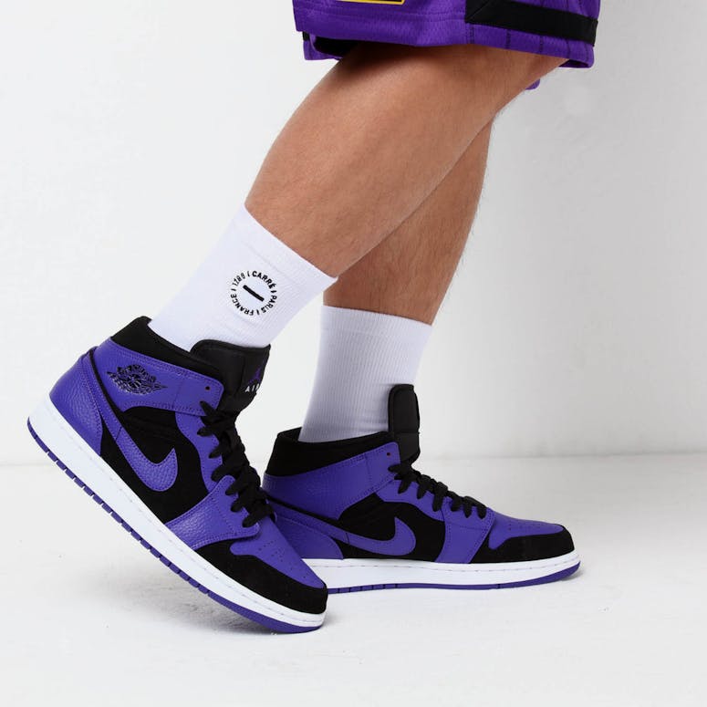 Jordan Air Jordan 1 Mid Black/Purple