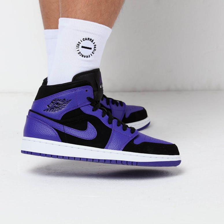 Jordan Air Jordan 1 Mid Black/Purple