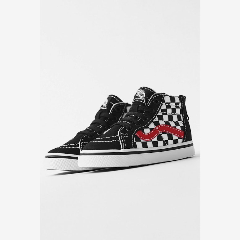 Vans Kids SK8-HI ZIP Black/Red/White