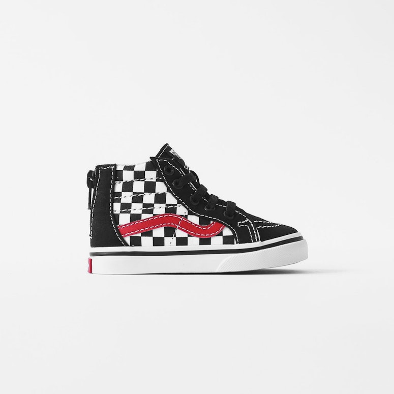 Vans Kids SK8-HI ZIP Black/Red/White