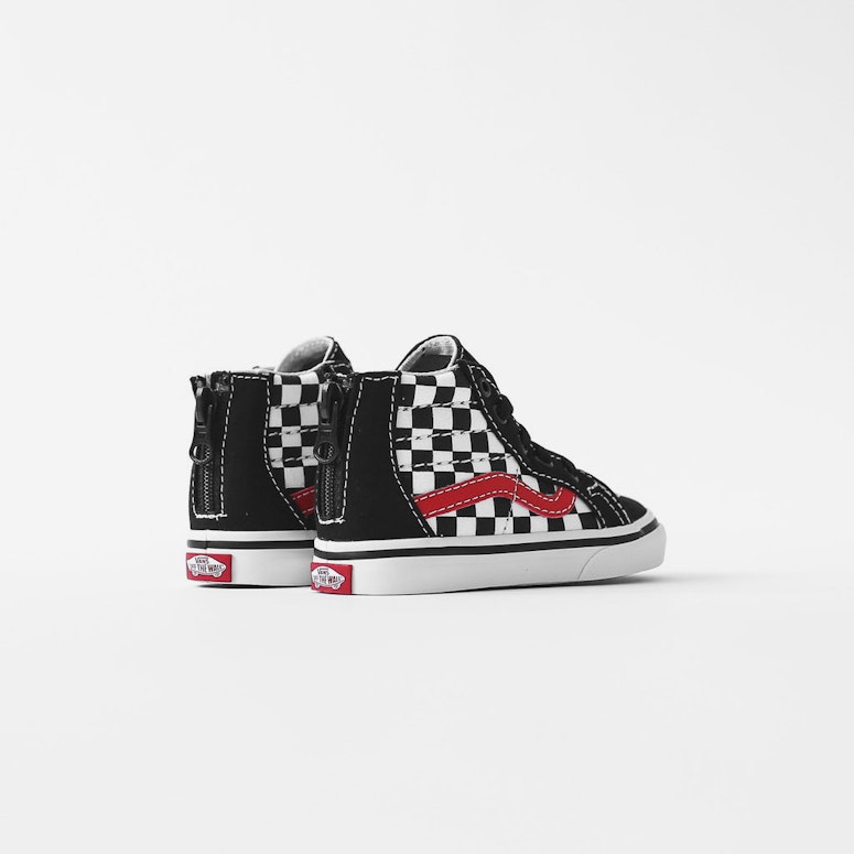 Vans Kids SK8-HI ZIP Black/Red/White