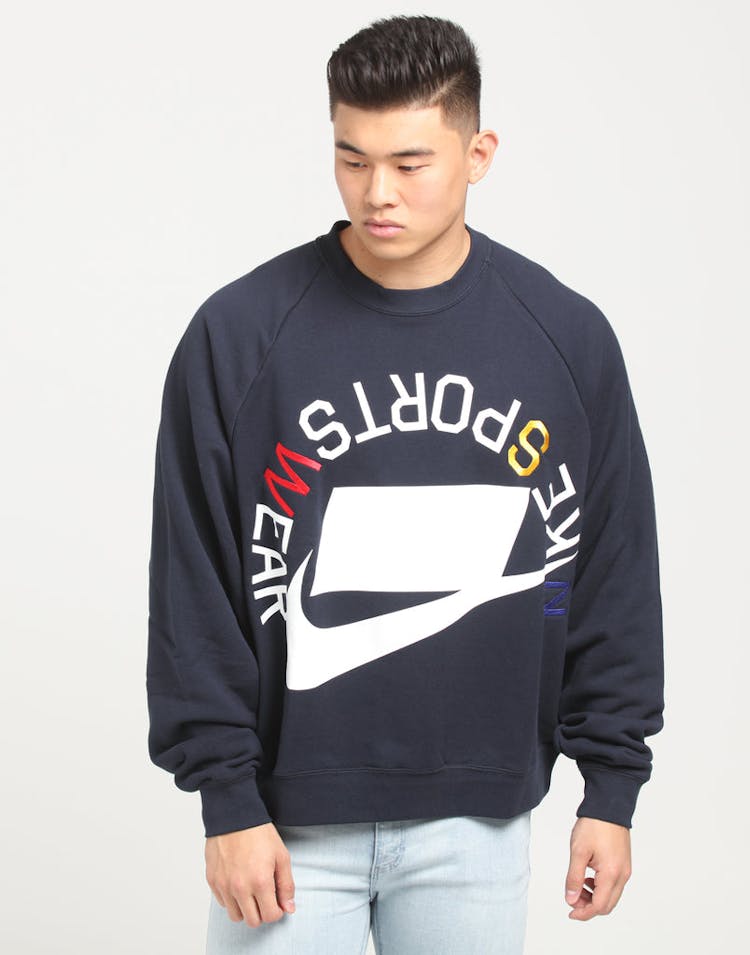 Nike Sportswear NSW Crew Dark Obsidian/White