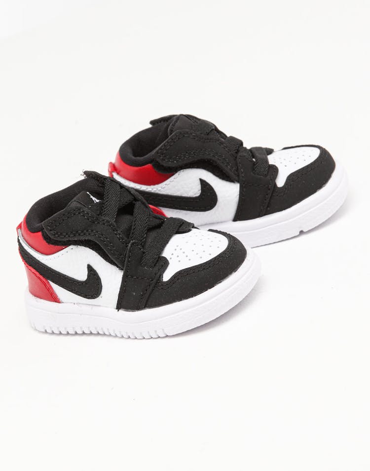 Jordan Toddler Jordan 1 Low Alt White/Black/Red