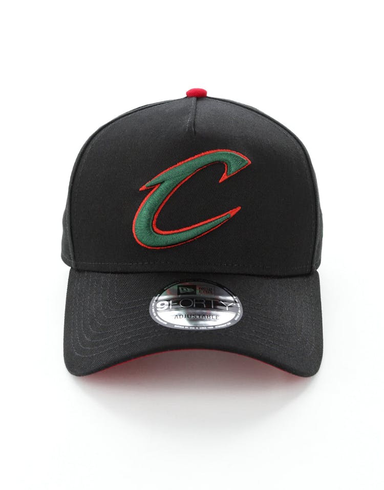 New Era Cleveland Cavaliers 9FORTY A-Frame Snapback Black/Green/Red