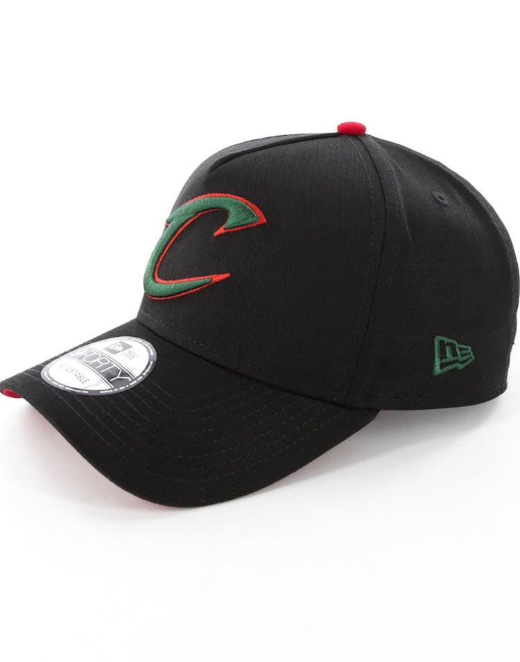 New Era Cleveland Cavaliers 9FORTY A-Frame Snapback Black/Green/Red