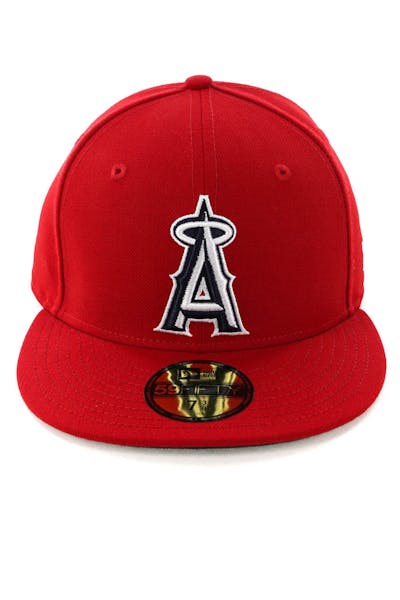New Era Los Angeles Angels 59FIFTY Fitted Scarlet/Navy