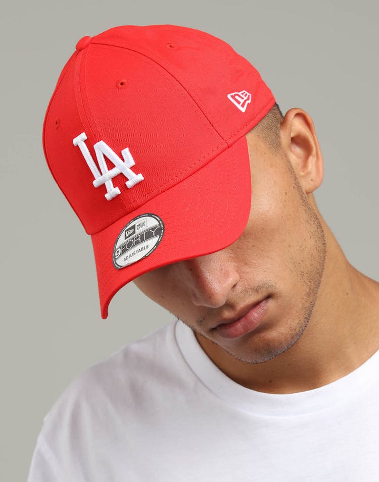 New Era Los Angeles Dodgers 9FORTY Cloth Buckle Strapback Red