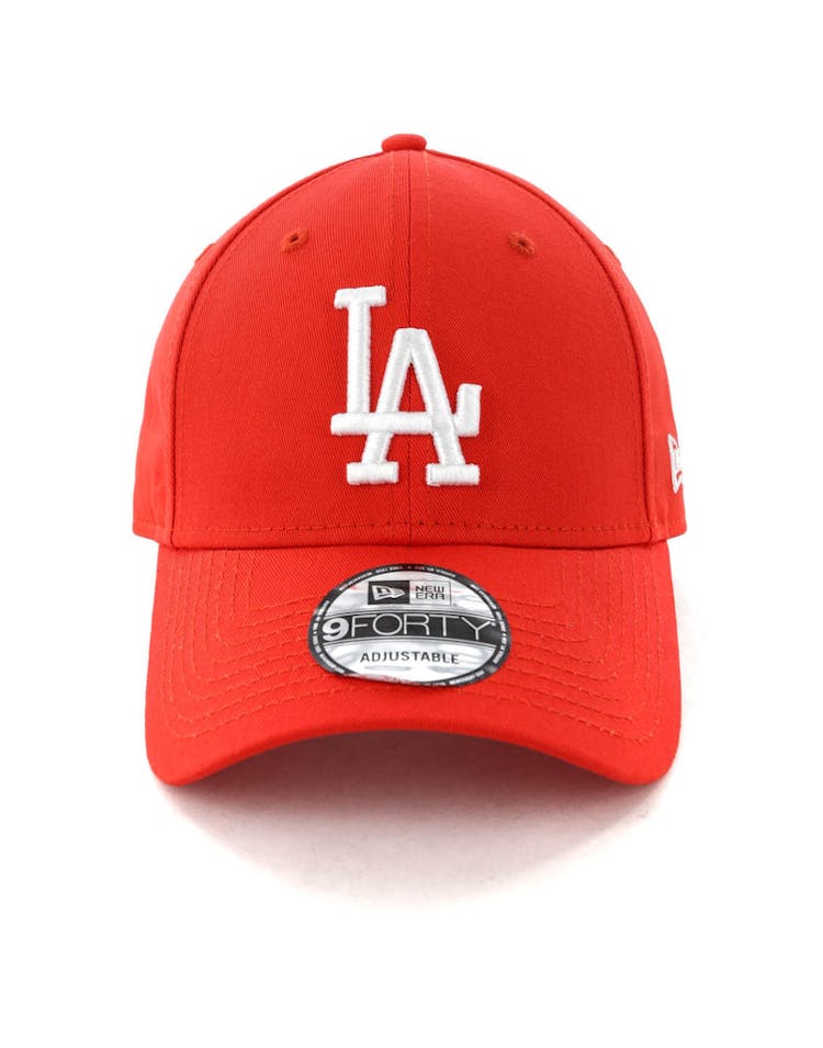 New Era Los Angeles Dodgers 9FORTY Cloth Buckle Strapback Red