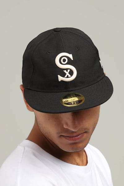 New Era Chicago White Sox Coop 59FIFTY Retro Crown Fitted Black/Tan