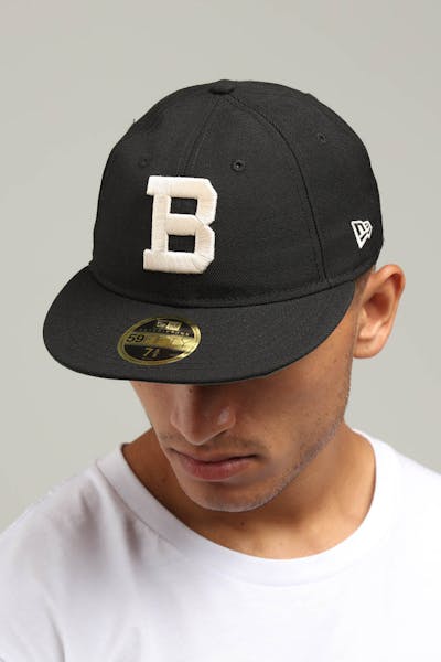 New Era Brooklyn Dodgers Coop 59FIFTY Retro Crown Fitted Black/Tan