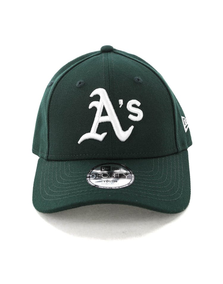 New Era Youth Oakland Athletics 9FORTY HookNLoop Dark Green