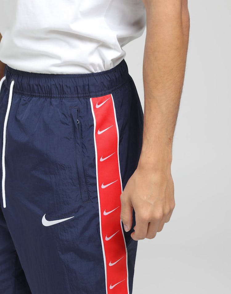 Nike Sportswear Swoosh Pants Obsidian/Red/White