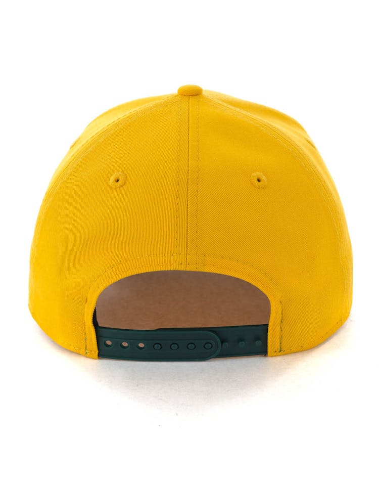 New Era Oakland Athletics 9FORTY A-Frame Snapback Gold/Dark Green