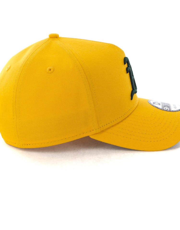 New Era Oakland Athletics 9FORTY A-Frame Snapback Gold/Dark Green