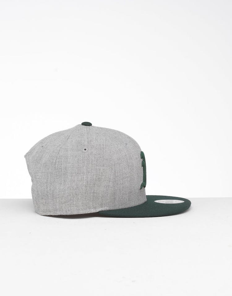 New Era Youth Oakland Athletics 9FIFTY Snapback Heather Grey/Green