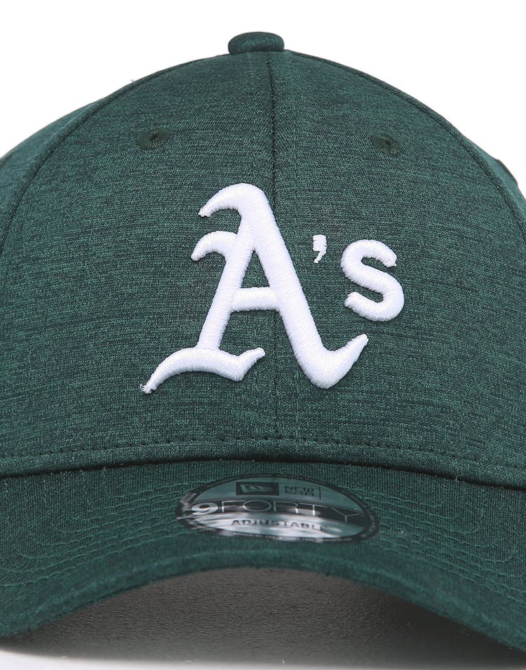 New Era Oakland Athletics 9FORTY Pip Pop Snapback Dark Green Marle