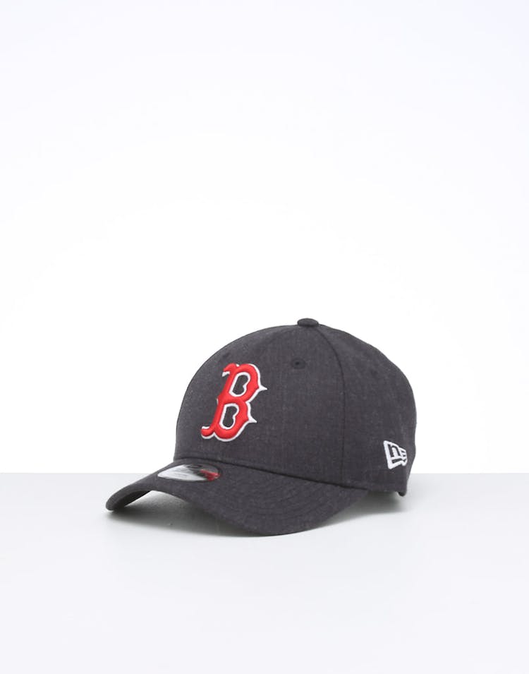 New Era Kids Boston Red Sox 9FORTY Hook & Loop Heather Navy
