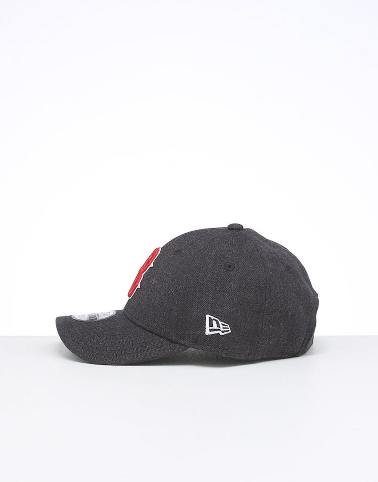 New Era Kids Boston Red Sox 9FORTY Hook & Loop Heather Navy