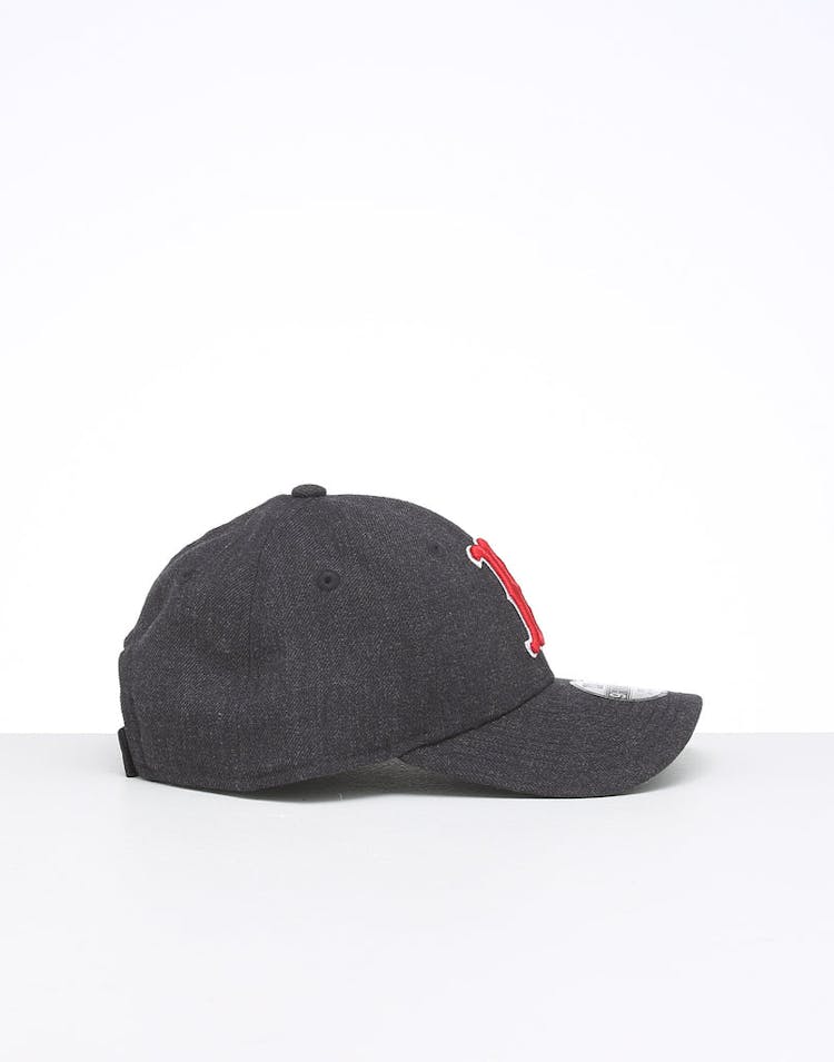 New Era Kids Boston Red Sox 9FORTY Hook & Loop Heather Navy