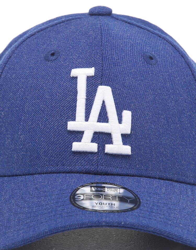New Era Kids Los Angeles Dodgers 9FORTY Hook & Loop Heather Royal