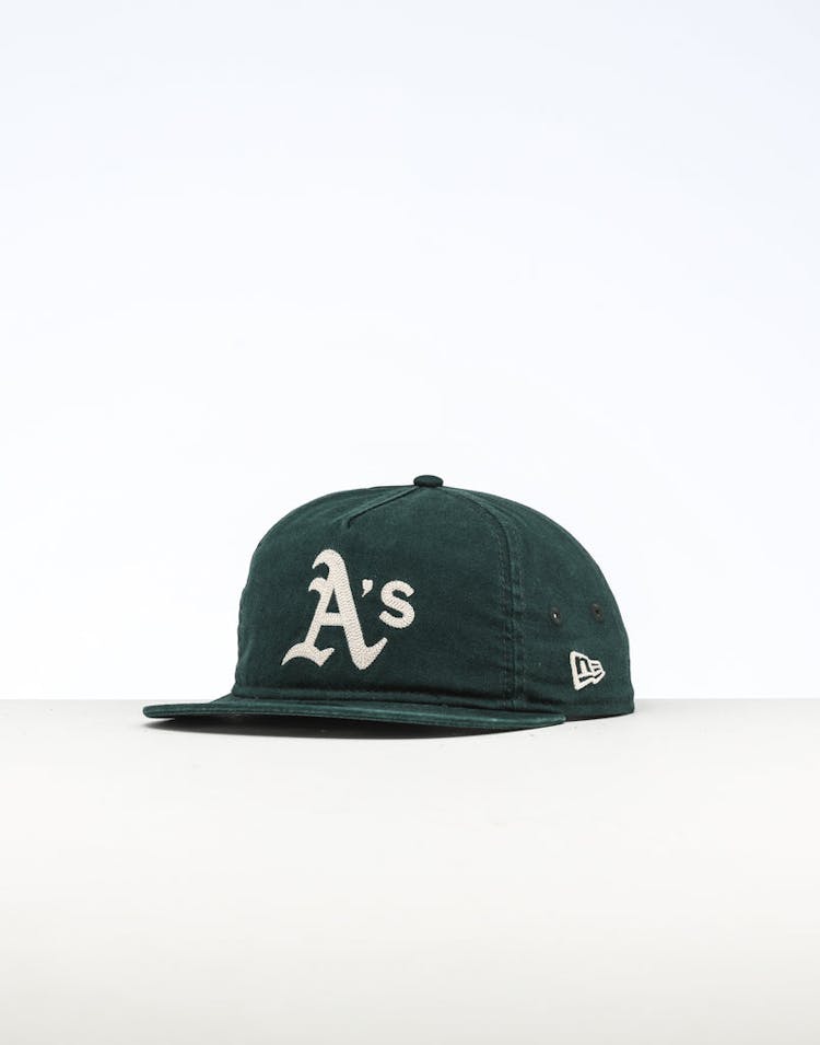 New Era Oakland Athletics The Old Golfer Chainstitch Snapback Dark Green/Ivory