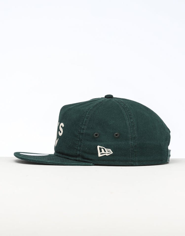 New Era Oakland Athletics The Old Golfer Chainstitch Snapback Dark Green/Ivory