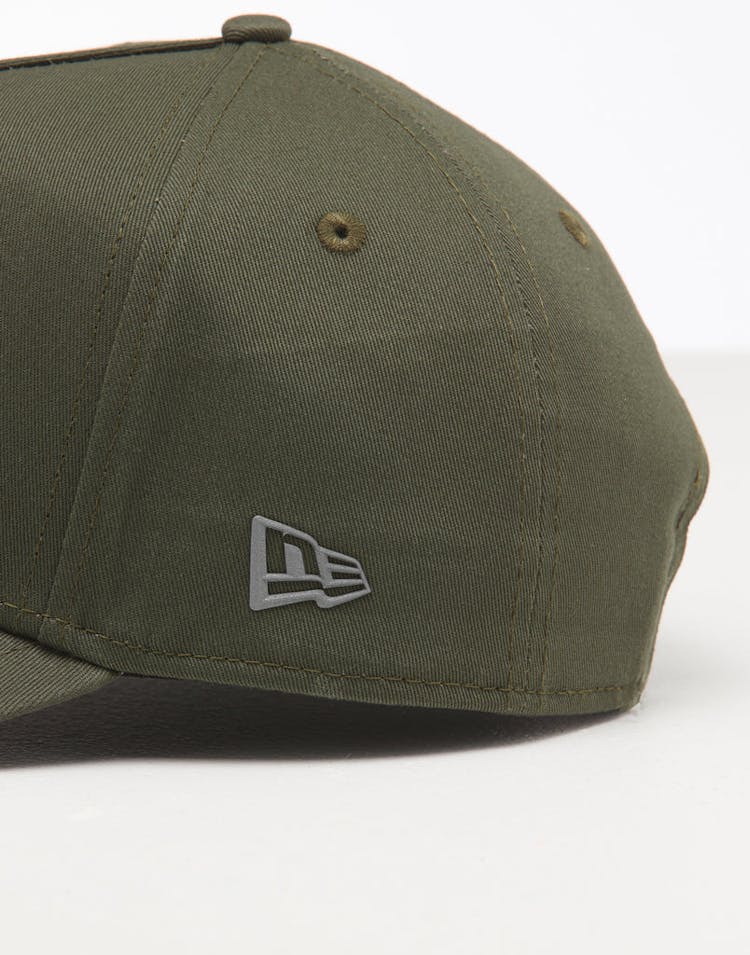 New Era San Francisco Giants 9FORTY A-Frame Reflective Logo Snapback Olive/3M