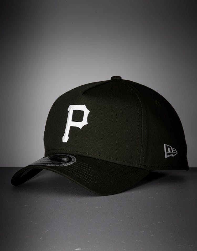 New Era Pittsburgh Pirates 9FORTY A-Frame Reflective Logo Snapback Olive/3M