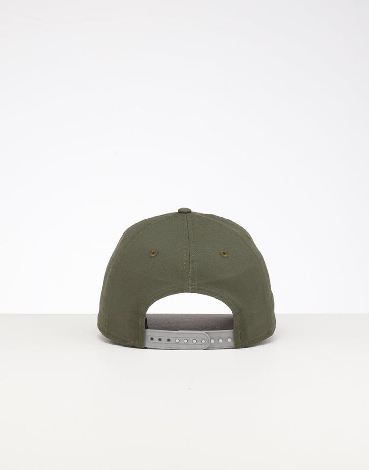 New Era Pittsburgh Pirates 9FORTY A-Frame Reflective Logo Snapback Olive/3M