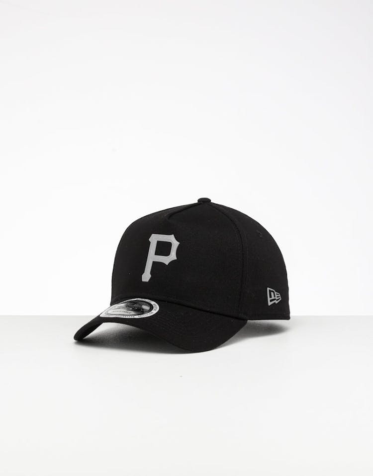 New Era Pittsburgh Pirates 9FORTY A-Frame Reflective Logo Snapback Black/3M