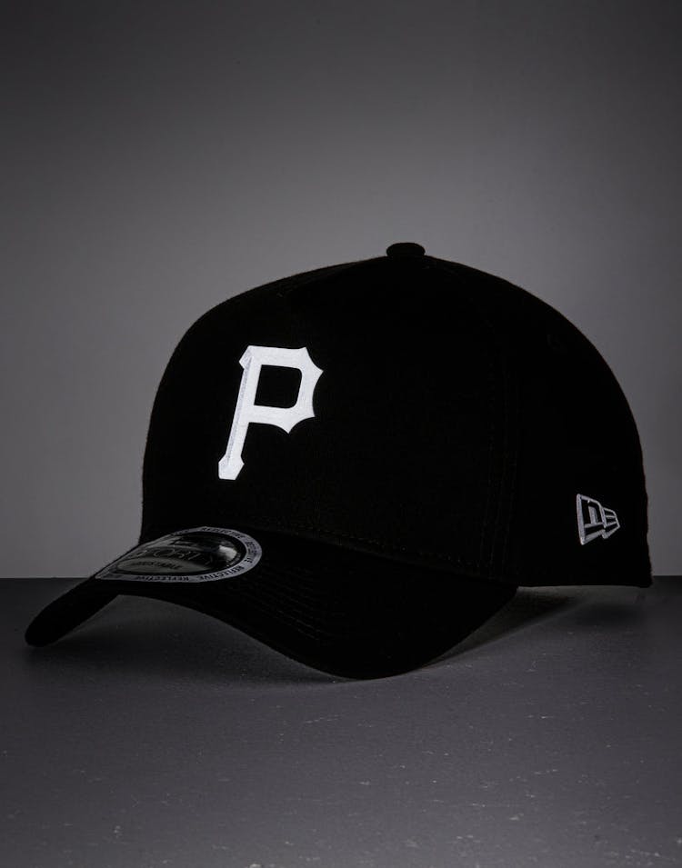 New Era Pittsburgh Pirates 9FORTY A-Frame Reflective Logo Snapback Black/3M