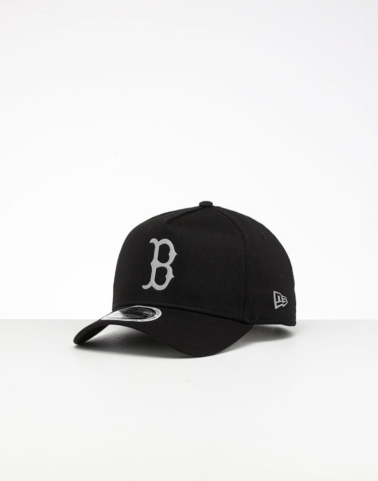 New Era Boston Red Sox 9FORTY A-Frame Reflective Logo Snapback Black/3M