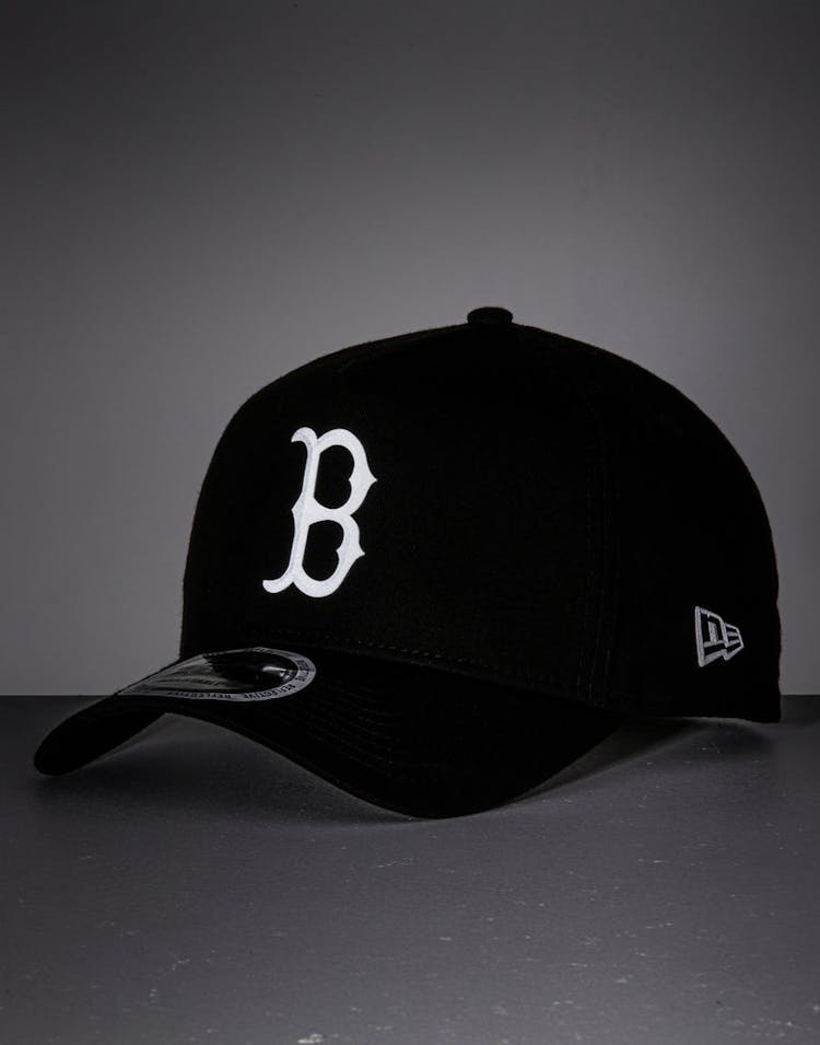 New Era Boston Red Sox 9FORTY A-Frame Reflective Logo Snapback Black/3M