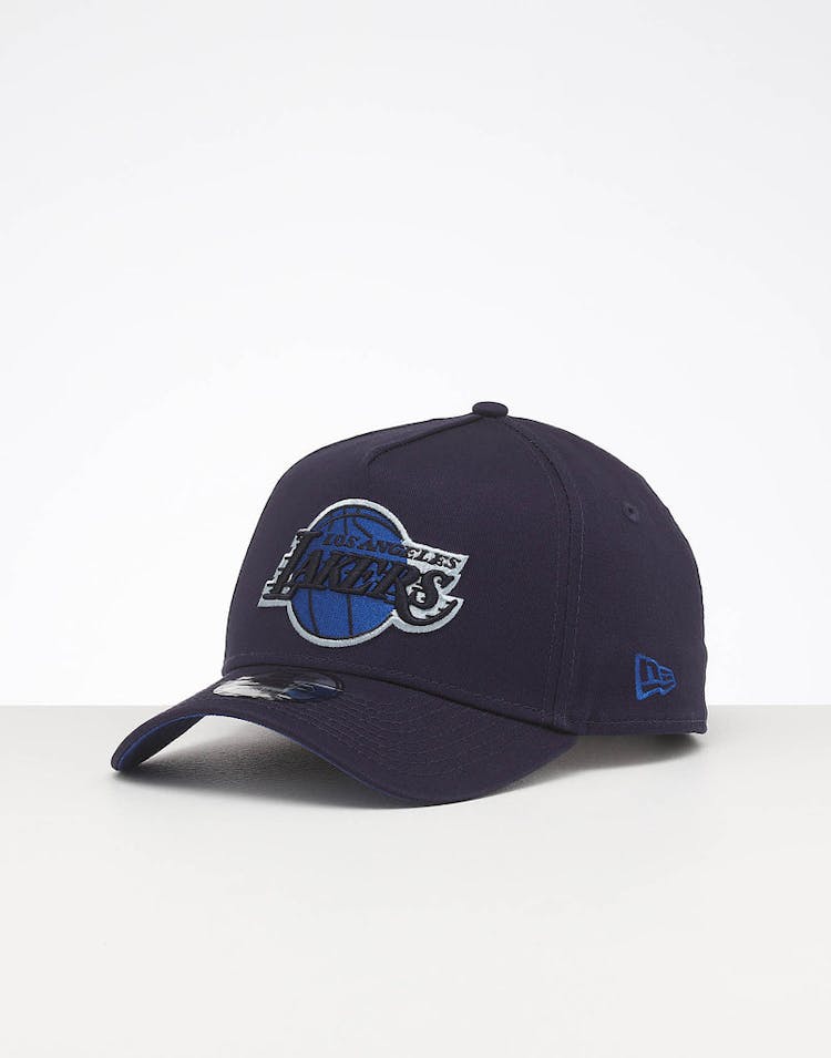 New Era Los Angeles Lakers 9FORTY A-Frame Primary Navy/Royal Pop