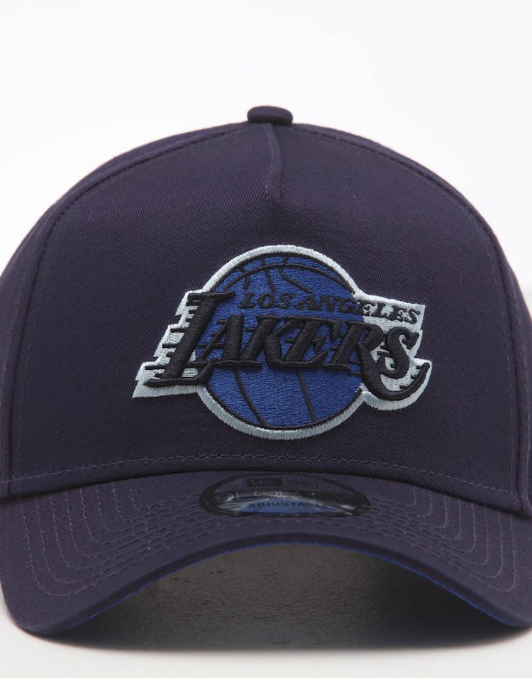 New Era Los Angeles Lakers 9FORTY A-Frame Primary Navy/Royal Pop