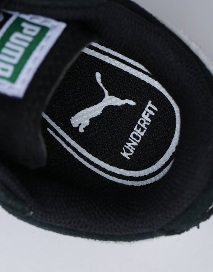 Puma Infant Suede 2 Straps Black/White