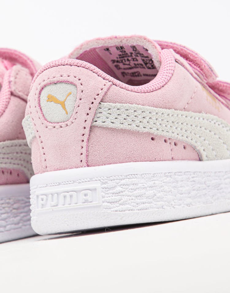 Puma Infant Suede 2 Straps Pink/Gold
