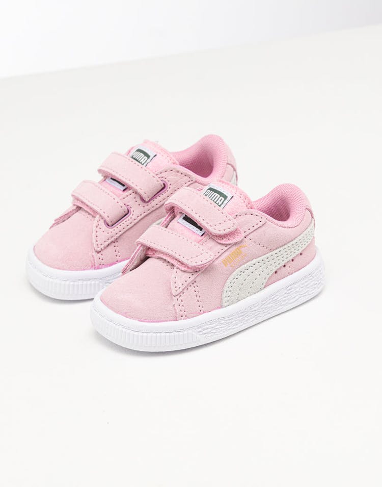 Puma Infant Suede 2 Straps Pink/Gold