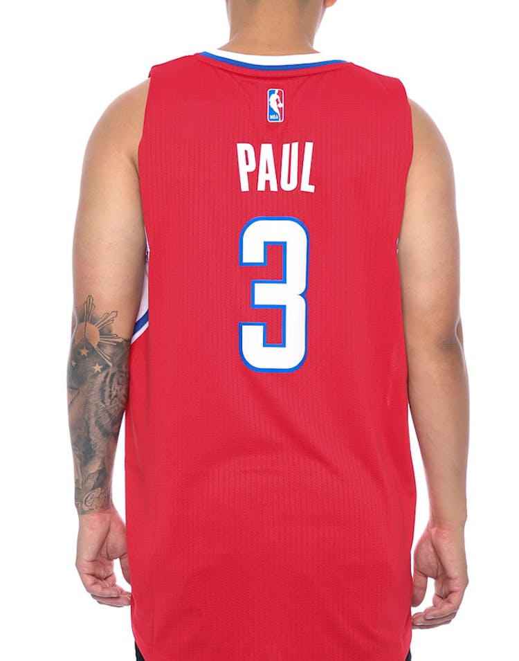 Adidas Perfomance Los Angeles Clippers Chris Paul '3' Swingman Jersey Red