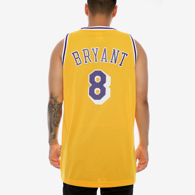 Adidas Hardwood Classics Retired Jersey Los Angeles Lakers Kobe Bryant '8' Yellow