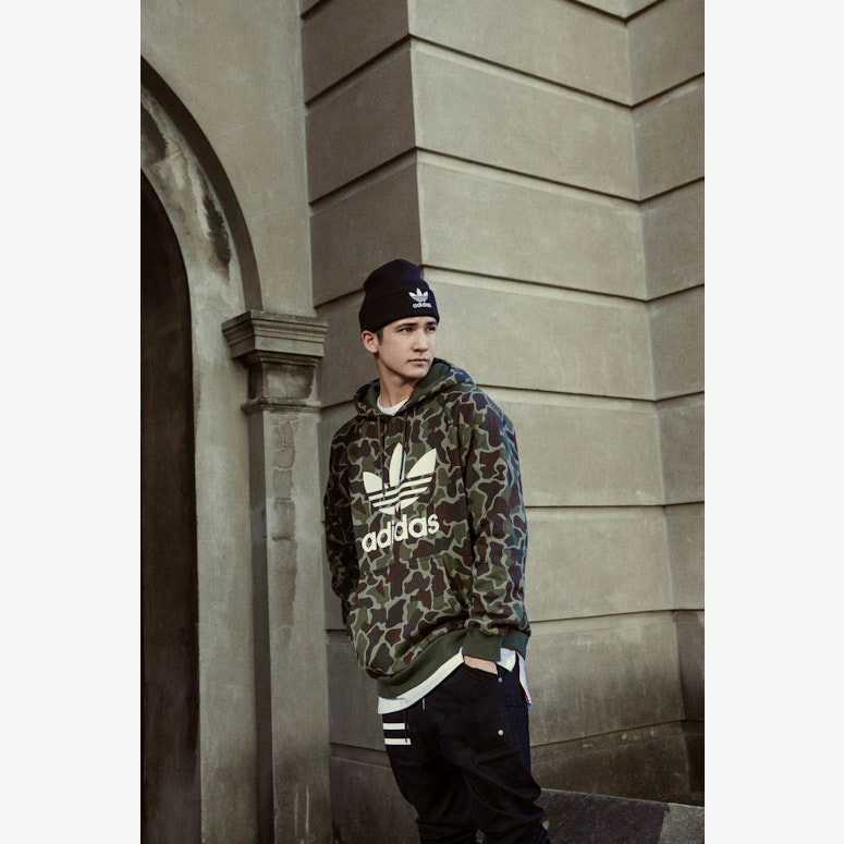 Adidas Originals Trefoil Camo Hoody