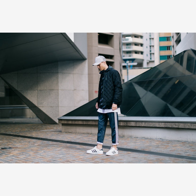 ADIDAS ORIGINALS SEVEN-EIGHTH TRACK PANTS INDIGO