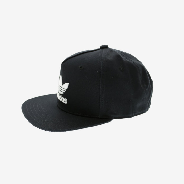 Adidas AC Trefoil Flat Peak Snapback Black/white