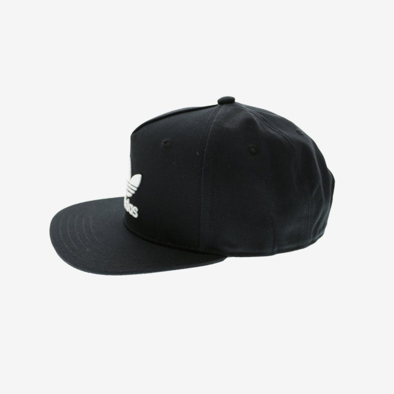 Adidas AC Trefoil Flat Peak Snapback Black/white
