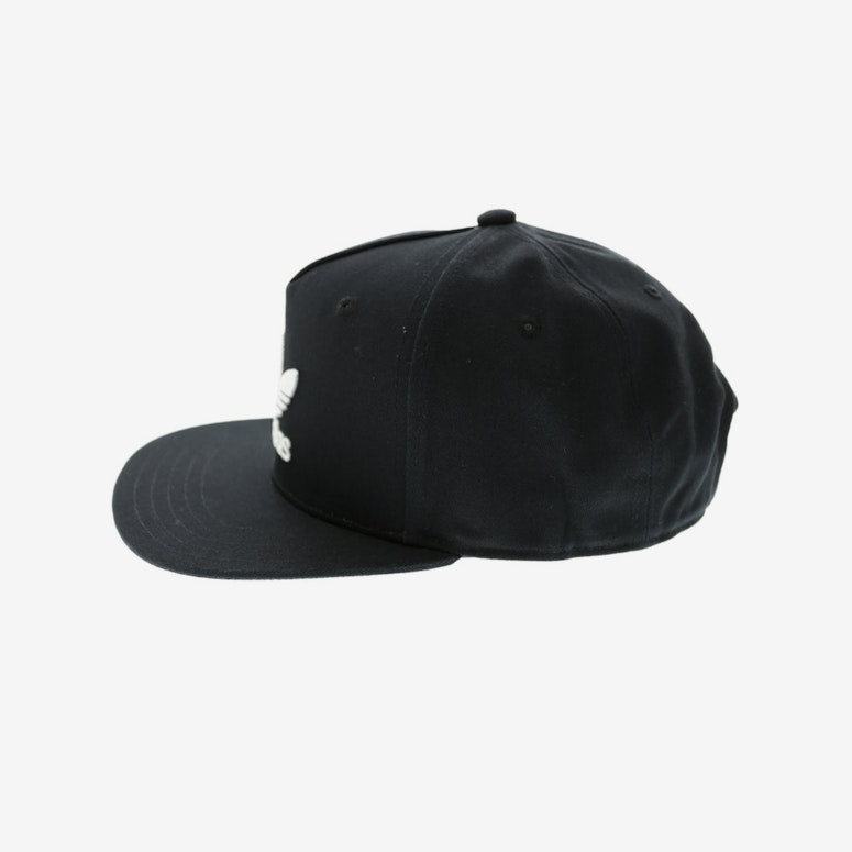 Adidas AC Trefoil Flat Peak Snapback Black/white