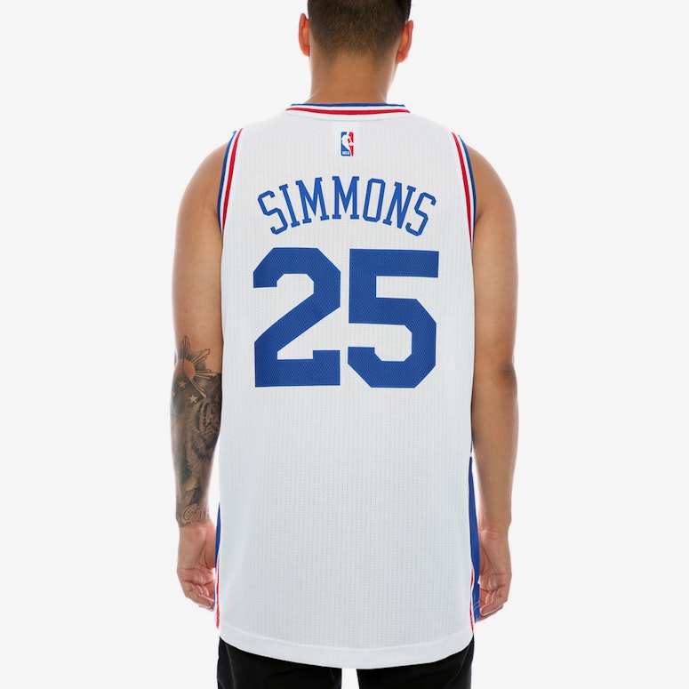 Adidas Performance Philadelphia 76ers Ben Simmons Swingman Jersey White