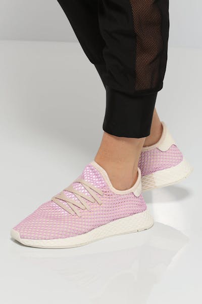 Adidas Women's Deerupt Runner Pink/White