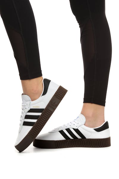 Adidas Women's Sambarose White/Black/Gum