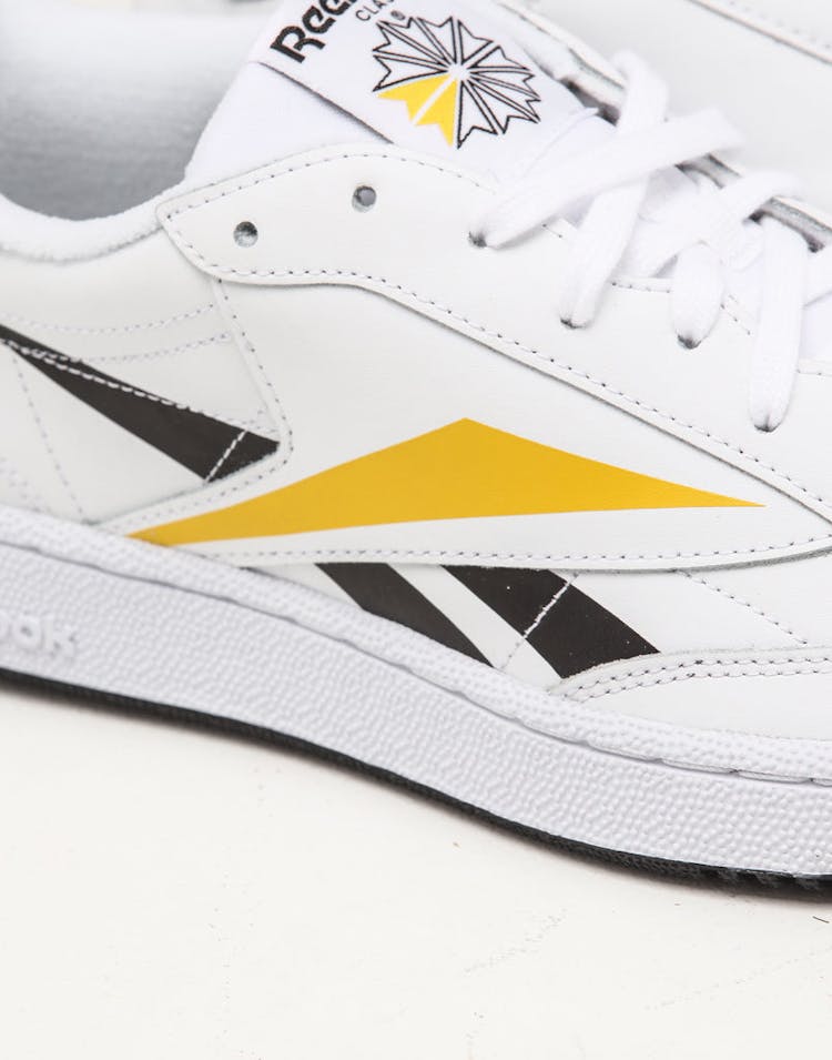 Reebok Club C Vector White/Black/Yellow